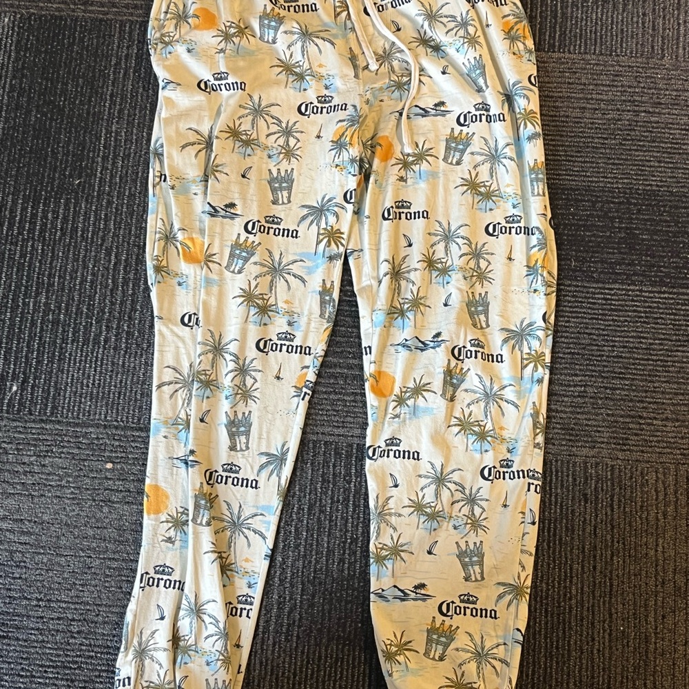 Corona Tropical Print Lounge Pants